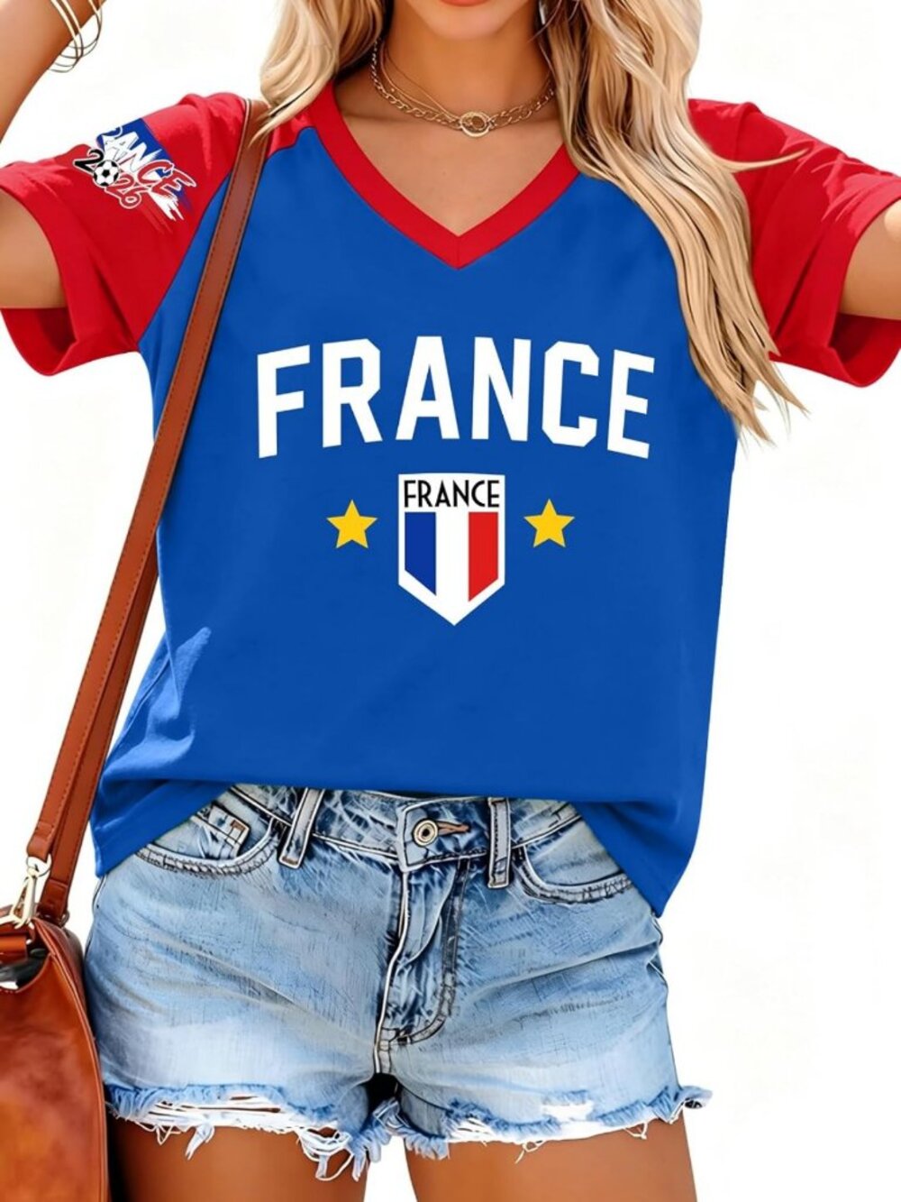 2026 Women's Soccer Cup Graphic Tee - Mexico, USA & Brazil Football Jersey